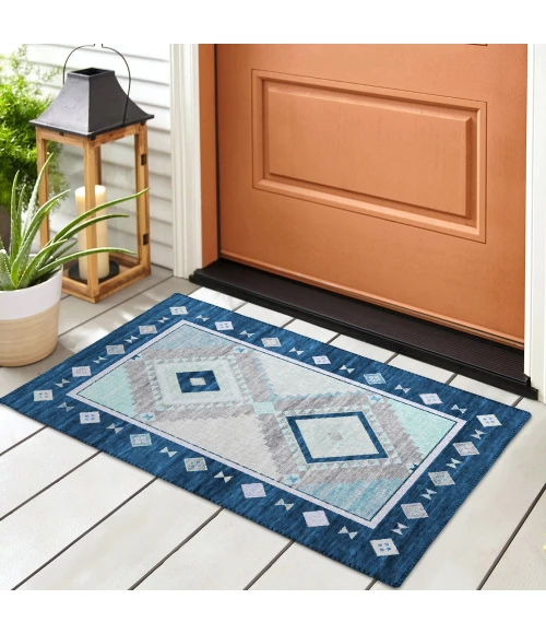Dalyn Phoenix PH2 Denim Area Rug 1 ft. 8 in. X 2 ft. 6 in. Rectangle