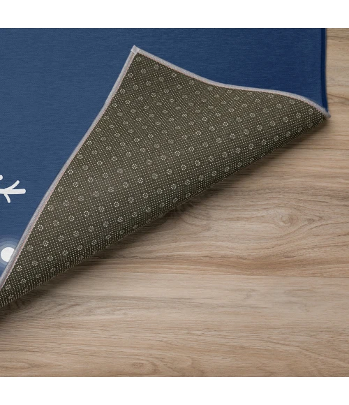 Dalyn Wonderland WN12 Navy Area Rug 1 ft. 8 in. X 2 ft. 6 in. Rectangle