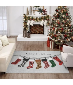 Dalyn Wonderland WN5 Silver Area Rug 5 ft. X 7 ft. 6 in. Rectangle