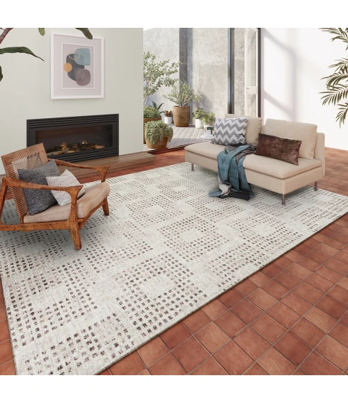 Dalyn Delano DA1 Ivory Area Rug 3 ft. X 5 ft. Rectangle