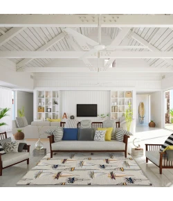 Dalyn Harbor HA8 Ivory Area Rug 8 ft. X 10 ft. Rectangle