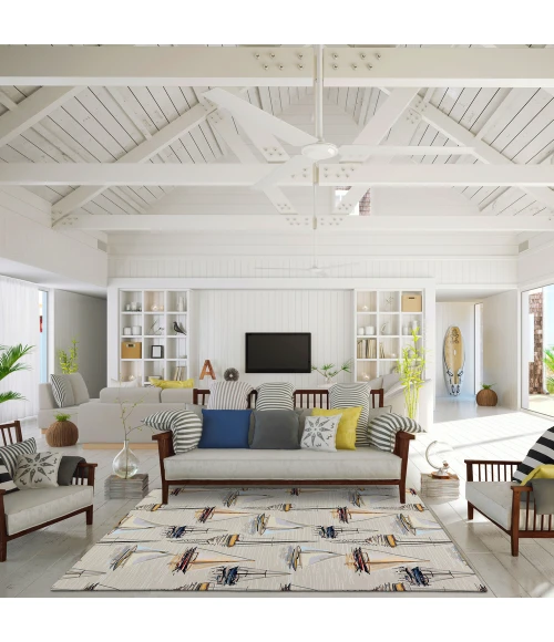 Dalyn Harbor HA8 Ivory Area Rug 8 ft. X 10 ft. Rectangle