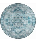 Dalyn Jericho JC5 Denim Area Rug 4 ft. X 4 ft. Round