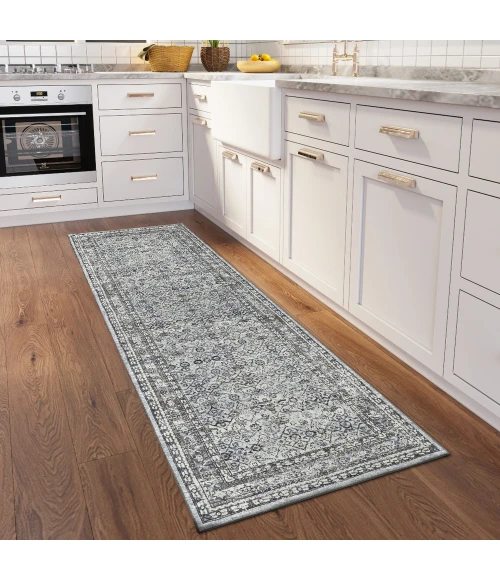 Dalyn Jericho JC7 Pewter Area Rug 2 ft. 6 in. X 12 ft. Runner