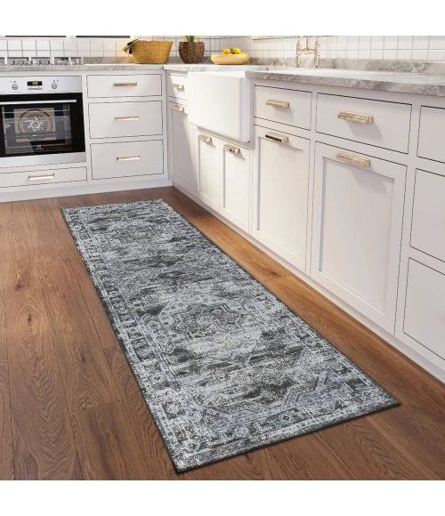 Dalyn Jericho JC5 Steel Area Rug 2 ft. 6 in. X 12 ft. Runner