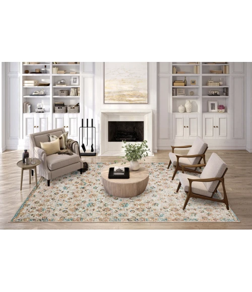 Dalyn Jericho JC8 Parchment Area Rug 4 ft. X 4 ft. Round