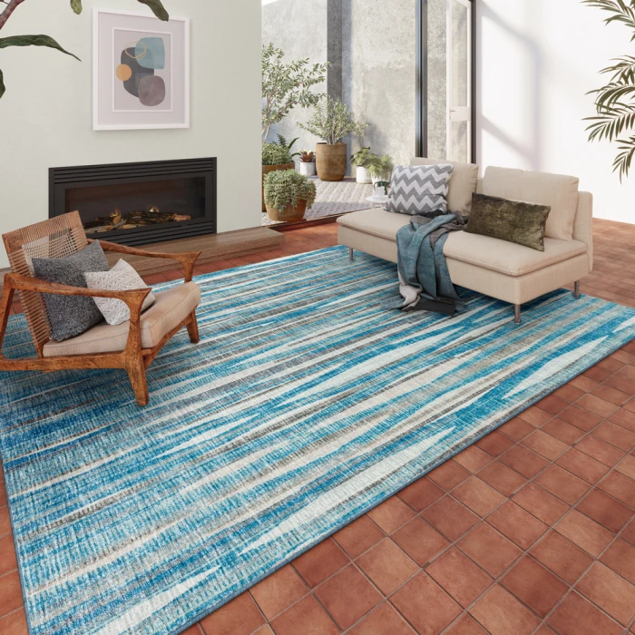 Dalyn Amador AA1 Sky Area Rug 3 ft. X 5 ft. Rectangle