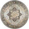 Dalyn Jericho JC2 Pewter Area Rug 4 ft. X 4 ft. Round