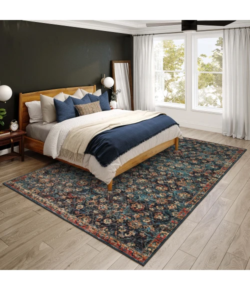 Dalyn Jericho JC8 Navy Area Rug 5 ft. X 7 ft. 6 in. Rectangle