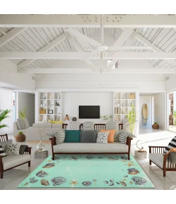 Dalyn Seabreeze SZ9 Lagoon Area Rug 5 ft. X 7 ft. 6 in. Rectangle