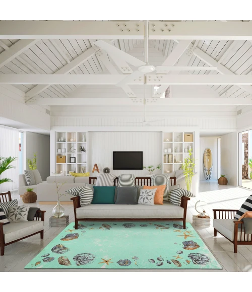 Dalyn Seabreeze SZ9 Lagoon Area Rug 5 ft. X 7 ft. 6 in. Rectangle