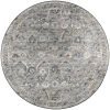 Dalyn Jericho JC4 Silver Area Rug 6 ft. X 6 ft. Round