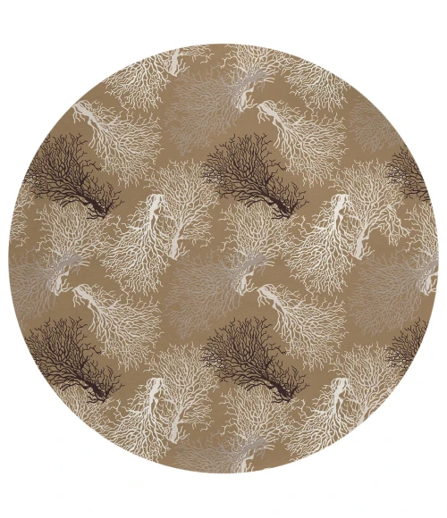 Dalyn Seabreeze SZ3 Taupe Area Rug 8 ft. X 8 ft. Round