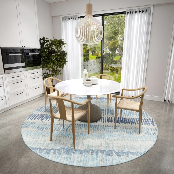 Dalyn Winslow WL4 Sky Area Rug 10 ft. X 10 ft. Round