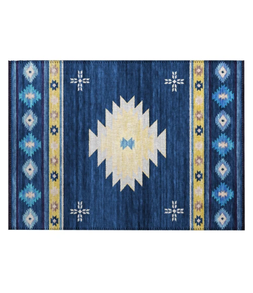 Dalyn Phoenix PH4 Navy Area Rug 1 ft. 8 in. X 2 ft. 6 in. Rectangle