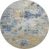 Dalyn Camberly CM4 Navy Area Rug 8 ft. X 8 ft. Round