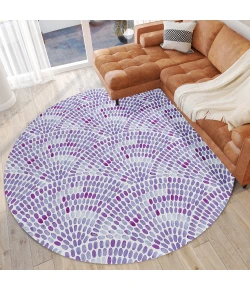 Dalyn Seabreeze SZ7 Lavender Area Rug 8 ft. X 8 ft. Round