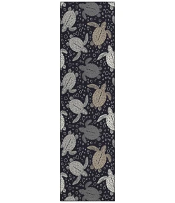 Dalyn Seabreeze SZ13 Black Area Rug 2 ft. 3 in. X 7 ft. 6 in. Runner