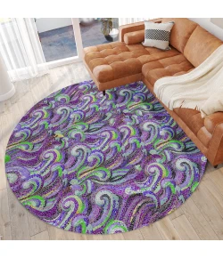 Dalyn Seabreeze SZ14 Violet Area Rug 8 ft. X 8 ft. Round