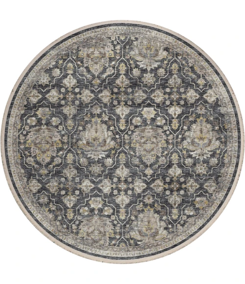 Dalyn Marbella MB4 Charcoal Area Rug 10 ft. X 10 ft. Round