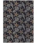 Dalyn Seabreeze SZ4 Black Area Rug 9 ft. X 12 ft. Rectangle