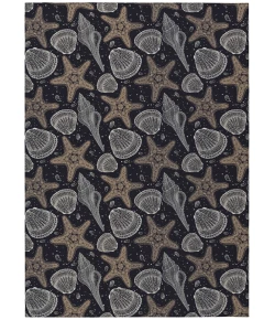 Dalyn Seabreeze SZ4 Black Area Rug 10 ft. X 14 ft. Rectangle
