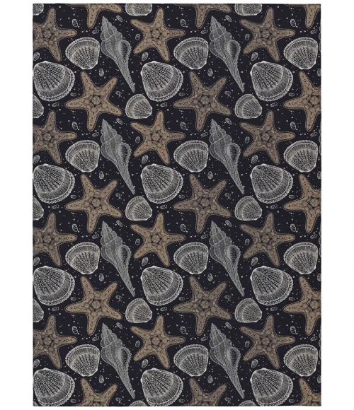 Dalyn Seabreeze SZ4 Black Area Rug 9 ft. X 12 ft. Rectangle