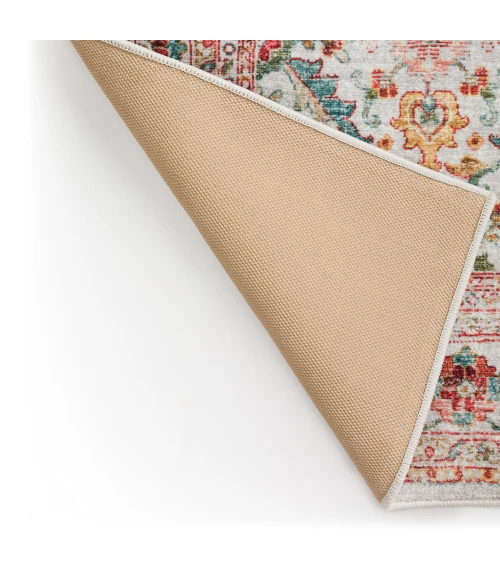 Dalyn Jericho JC1 Ivory Area Rug 6 ft. X 6 ft. Round