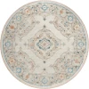 Dalyn Marbella MB1 Ivory Area Rug 10 ft. X 10 ft. Round