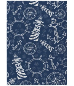 Dalyn Harbor HA9 Navy Area Rug 3 ft. X 5 ft. Rectangle