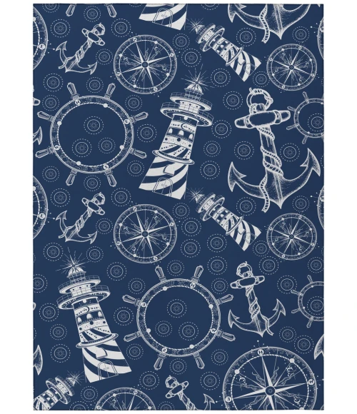 Dalyn Harbor HA9 Navy Area Rug 3 ft. X 5 ft. Rectangle