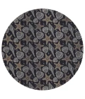 Dalyn Seabreeze SZ4 Black Area Rug 8 ft. X 8 ft. Round