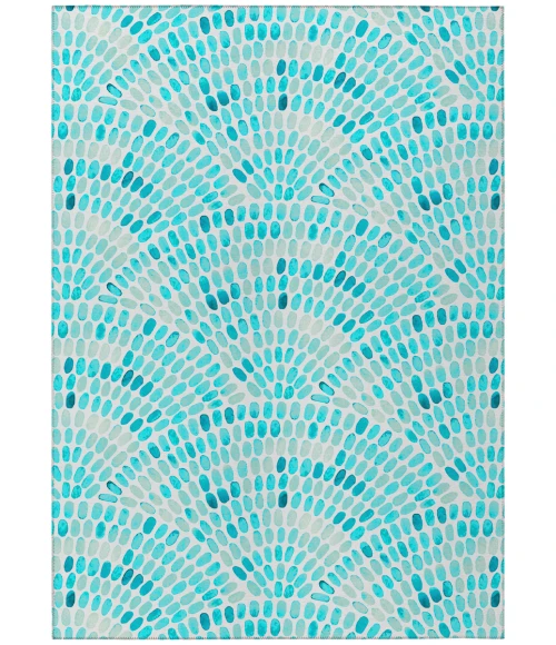 Dalyn Seabreeze SZ6 Teal Area Rug 9 ft. X 12 ft. Rectangle