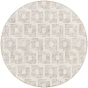 Dalyn Delano DA1 Ivory Area Rug 6 ft. X 6 ft. Round