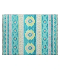 Dalyn Phoenix PH3 Teal Area Rug 1 ft. 8 in. X 2 ft. 6 in. Rectangle