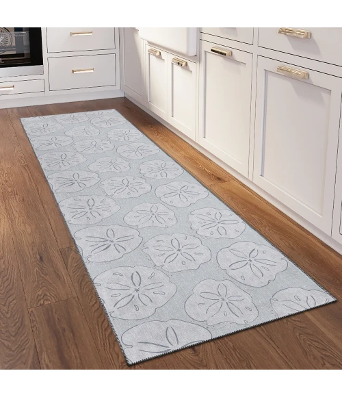 Dalyn Seabreeze SZ10 Silver Area Rug 2 ft. 3 in. X 7 ft. 6 in. Runner