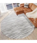 Dalyn Seabreeze SZ8 Pewter Area Rug 8 ft. X 8 ft. Round