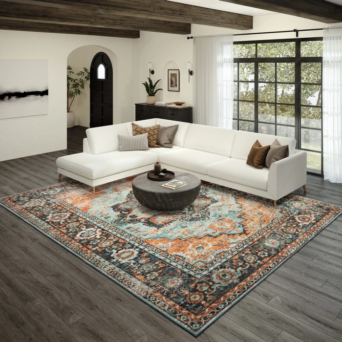 Dalyn Jericho JC2 Mist Area Rug 8 ft. X 8 ft. Round