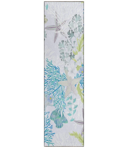 Dalyn Seabreeze SZ1 Silver Area Rug 2 ft. 3 in. X 7 ft. 6 in. Runner