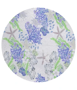 Dalyn Seabreeze SZ1 Lavender Area Rug 8 ft. X 8 ft. Round