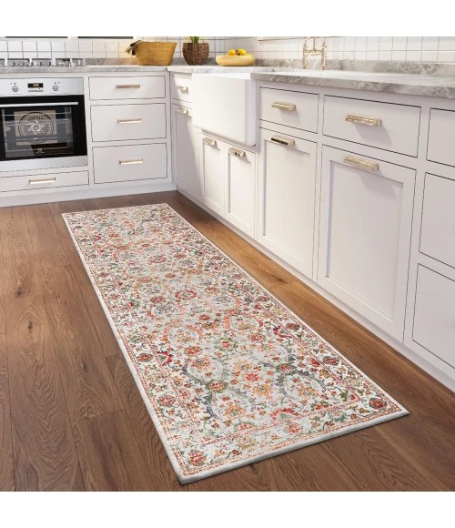 Dalyn Jericho JC1 Ivory Area Rug 2 ft. 6 in. X 12 ft. Runner