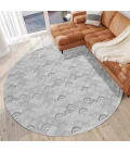 Dalyn Seabreeze SZ2 Silver Area Rug 8 ft. X 8 ft. Round