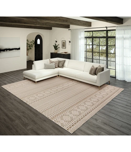 Dalyn Rhodes RR2 Taupe Area Rug 9 ft. X 13 ft. Rectangle