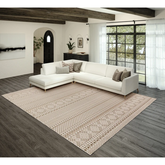 Dalyn Rhodes RR2 Taupe Area Rug 7 ft. 10 in. X 10 ft. Rectangle