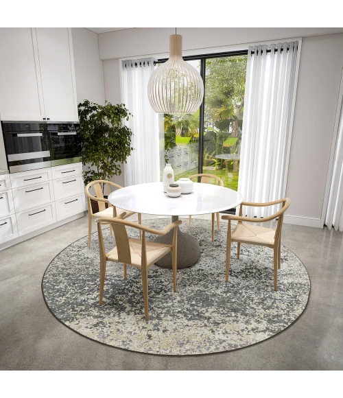 Dalyn Winslow WL3 Graphite Area Rug 10 ft. X 10 ft. Round