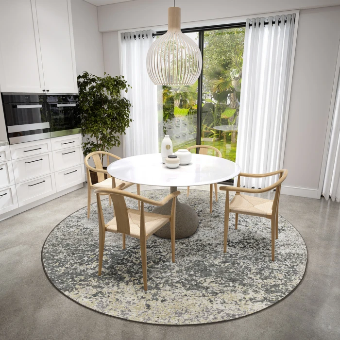 Dalyn Winslow WL3 Graphite Area Rug 10 ft. X 10 ft. Round