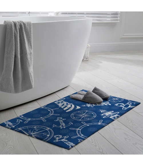 Dalyn Harbor HA9 Navy Area Rug 1 ft. 8 in. X 2 ft. 6 in. Rectangle