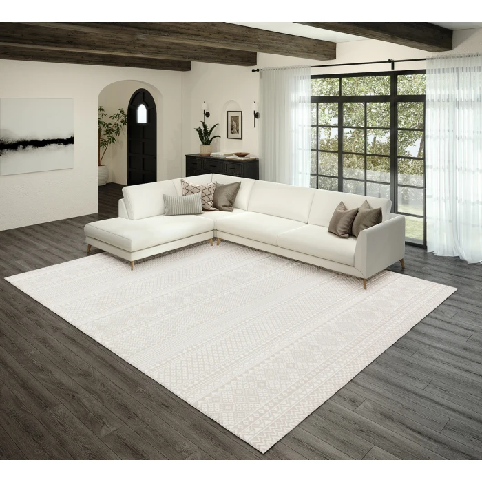 Dalyn Rhodes RR2 Ivory Area Rug 7 ft. 10 in. X 10 ft. Rectangle