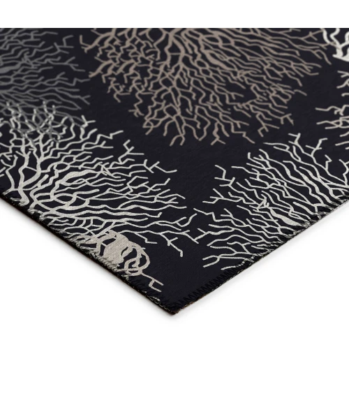 Dalyn Seabreeze SZ3 Black Area Rug 2 ft. 3 in. X 7 ft. 6 in. Runner