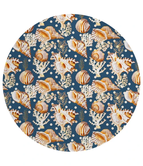 Dalyn Seabreeze SZ6 Navy Area Rug 8 ft. X 8 ft. Round